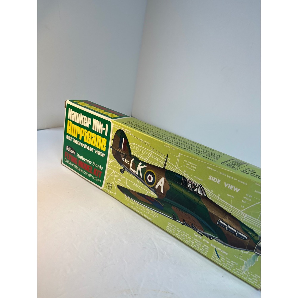 Guillows Hawker Mk-I Hurricane Balsa Flying Model Kit 506 WW2 Fighter 16.5in - Picture 3 of 8
